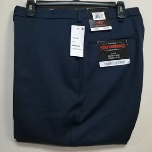 BNWT DOCKERS Men's Dress Pants Navy Blue Size 40W × 29L